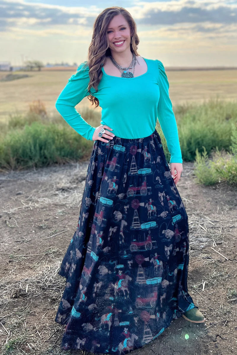 The Kreek Don t Rise Maxi Skirt Also in Plus Size