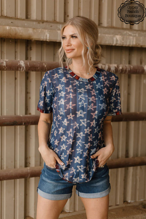Party in the USA Reversible Top - Also in Plus Size