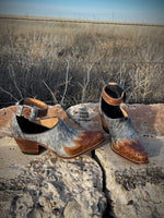 The Stockyard Cowhide Tooled Leather Boots