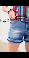 Unraveled Dreams Denim Shorts - Also in Plus Size