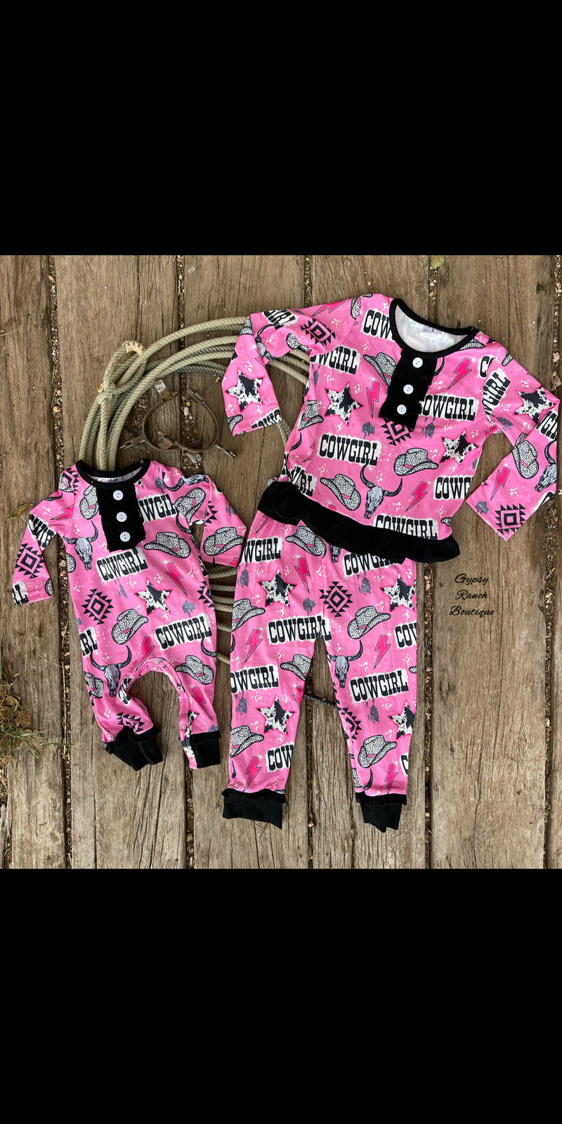 Cowgirl Pajama Set - Kids
