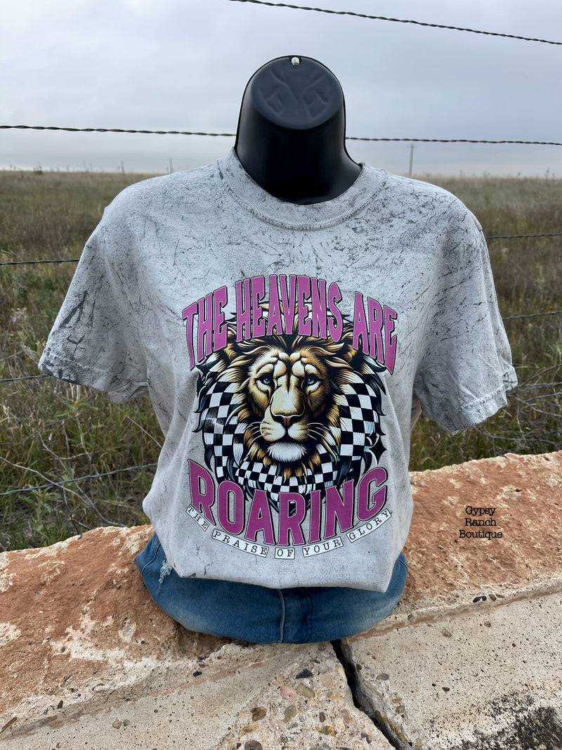 Heavens Are Roaring The Praise of Your Glory Tee - Also in Plus Sizee