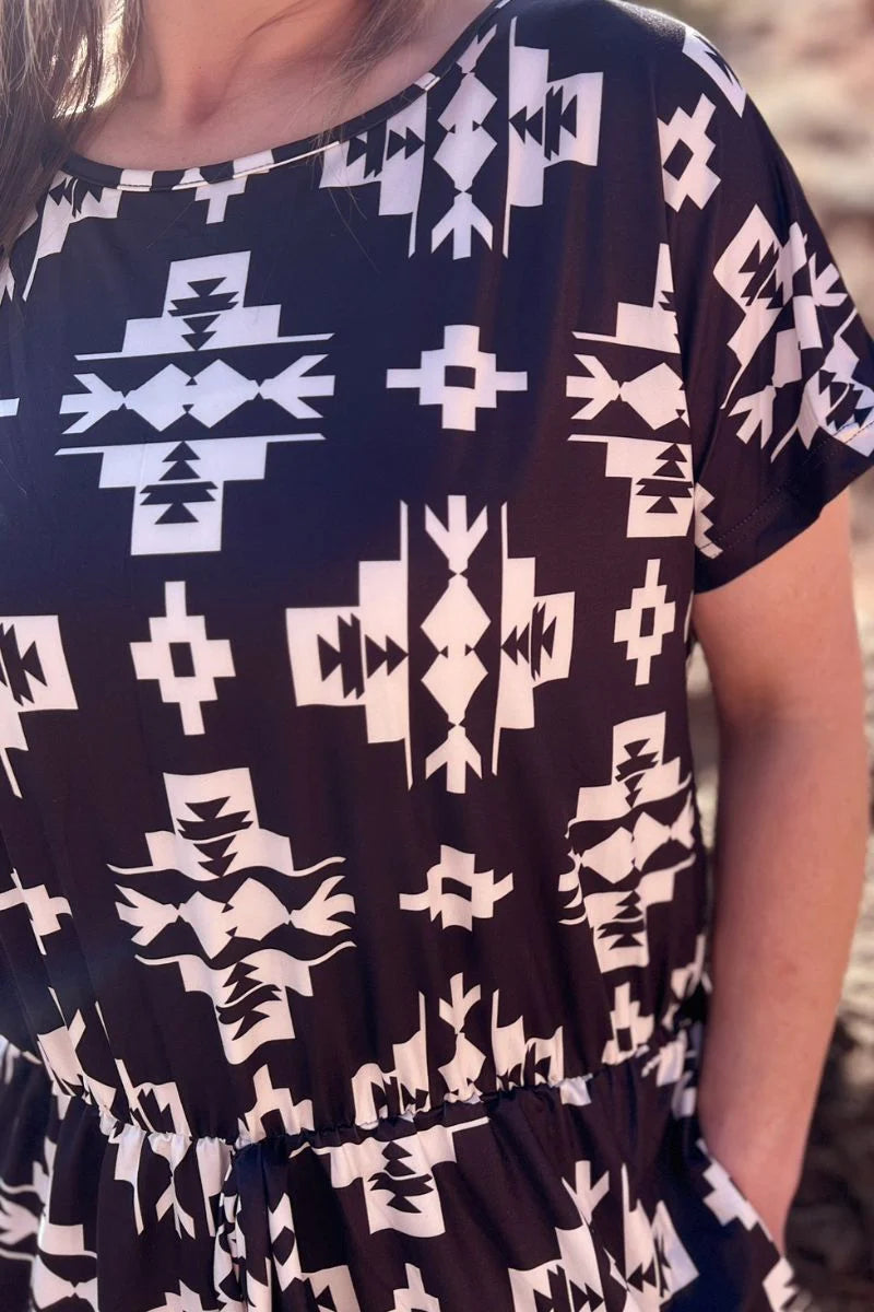 The High Road Aztec Romper - Also in Plus Size