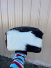 Stampede Cowhide Shaving Bag or Makeup Cosmetic Bag
