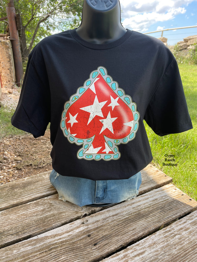Vegas Spade Tee - Also in Plus Size
