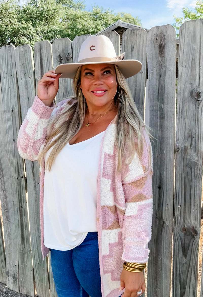 Blakeley Cross Reversible Aztec Cloud Cardigan - Also in Plus Size