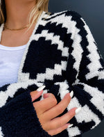 Koe Black Reversible Aztec Cloud Cardigan - Also in Plus Size