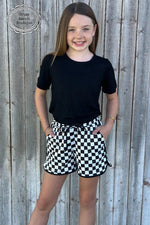 Kids - Heartland Checkered Shorts