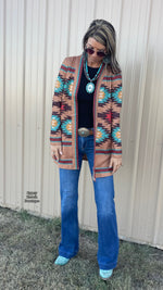 Holbrook Aztec Cardigan - Also in Plus Size