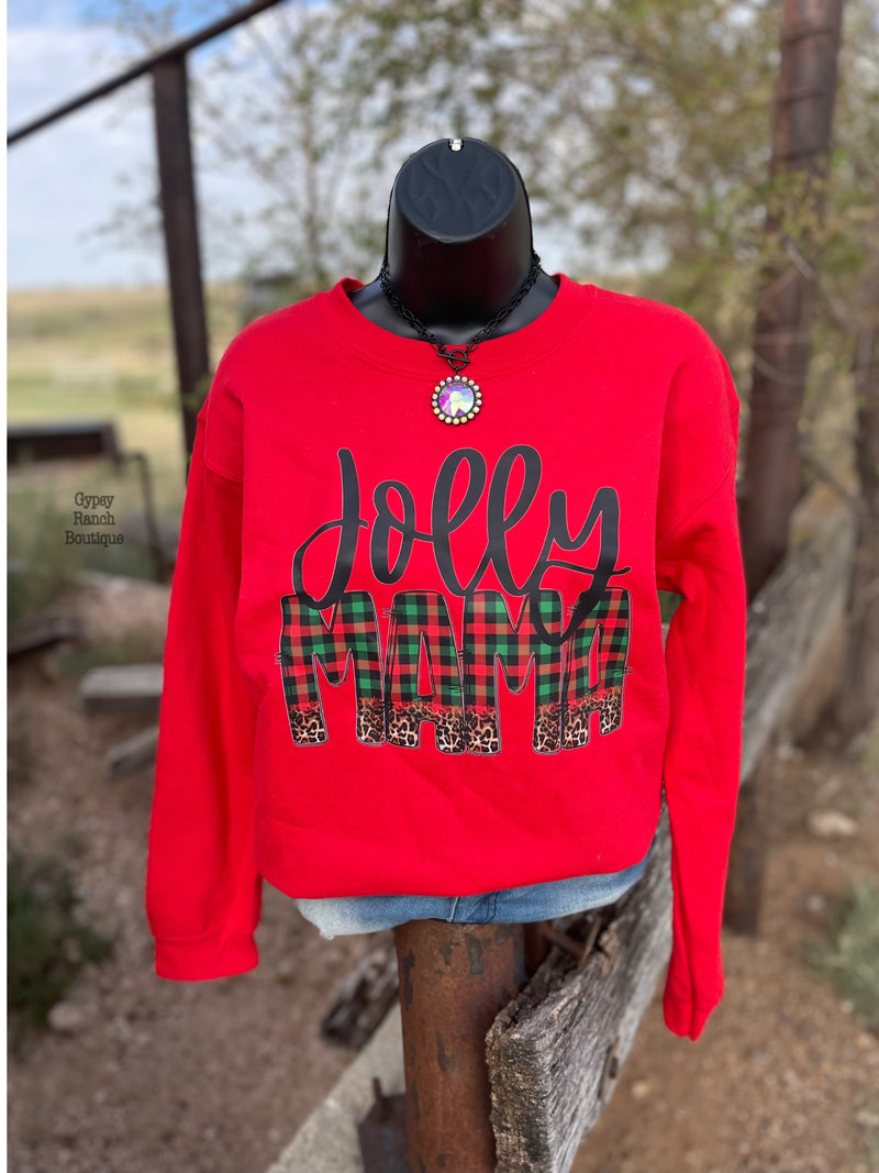 Jolly Mama Sweatshirt - Also can in Plus Size