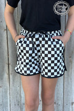 Kids - Heartland Checkered Shorts