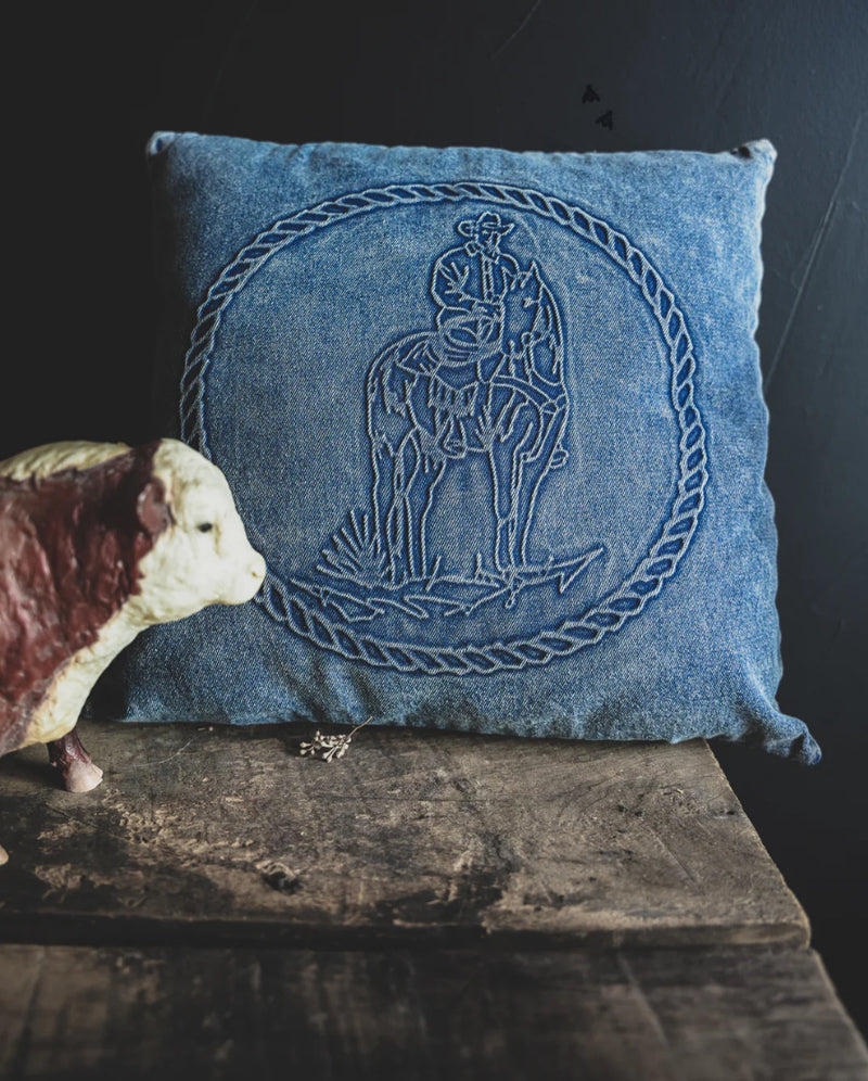 The Denim Boss Pillow Cover