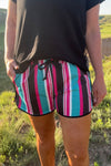 Down South Serape Shorts - Also in Plus Size