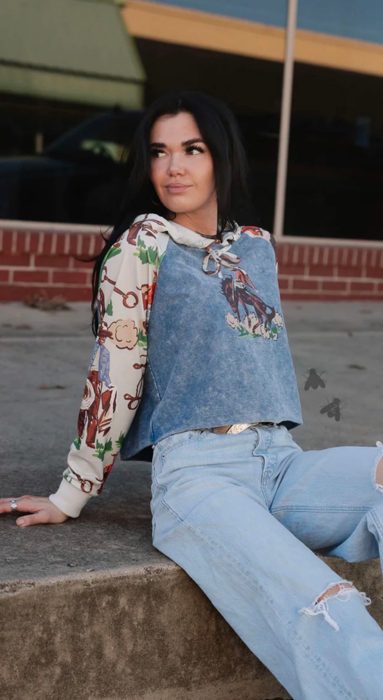 Vintage Ranch Gilbert Vintage Ranch Hoodie Top - Also in Plus Size – Gypsy Ranch Boutique