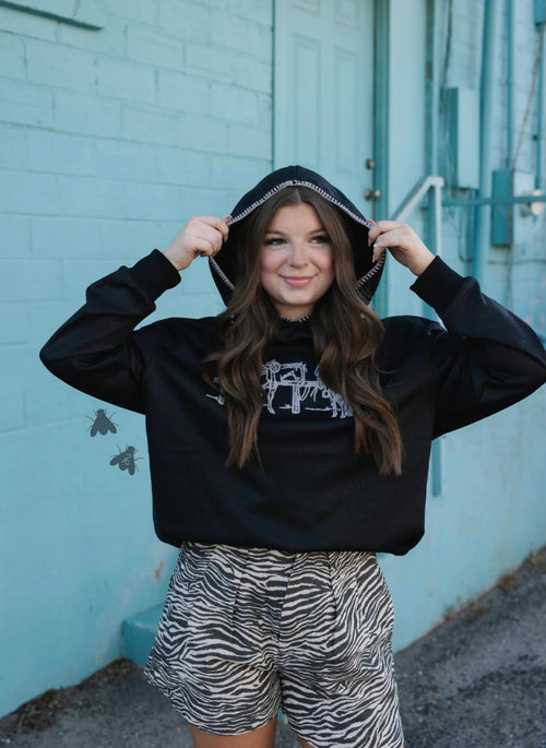 Hitchin Post Hooded Top  - Also in Plus Size