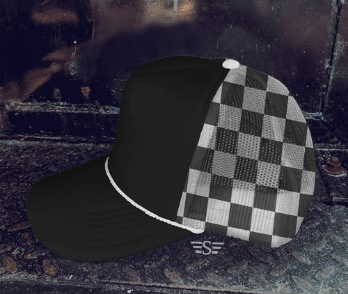 Checkered Game Day Trucker Caps - Several Colors