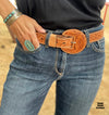The Durango Tooled Belt & Buckle
