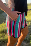 Down South Serape Shorts - Also in Plus Size