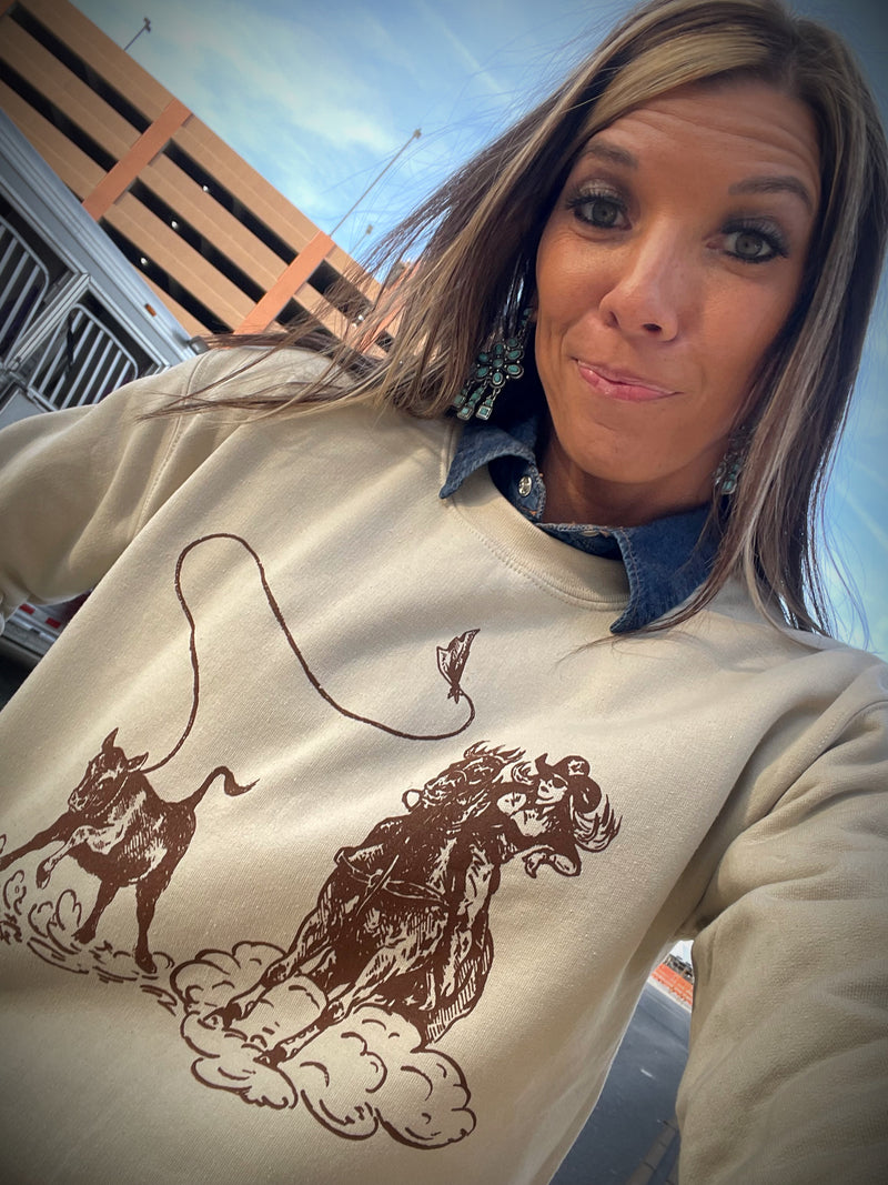 Breakaway Roper Sweatshirt - Also in Plus Size