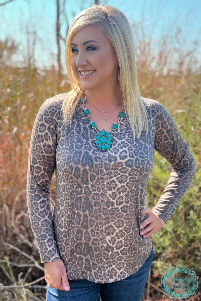 Tabor Leopard Top - Also in Plus Size