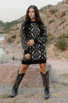 WinterPark  Aztec Sweater Dress - Also in Plus Size