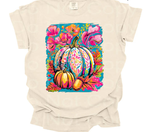 Bright Fun Pumpkin Tee- Also in Plus Size