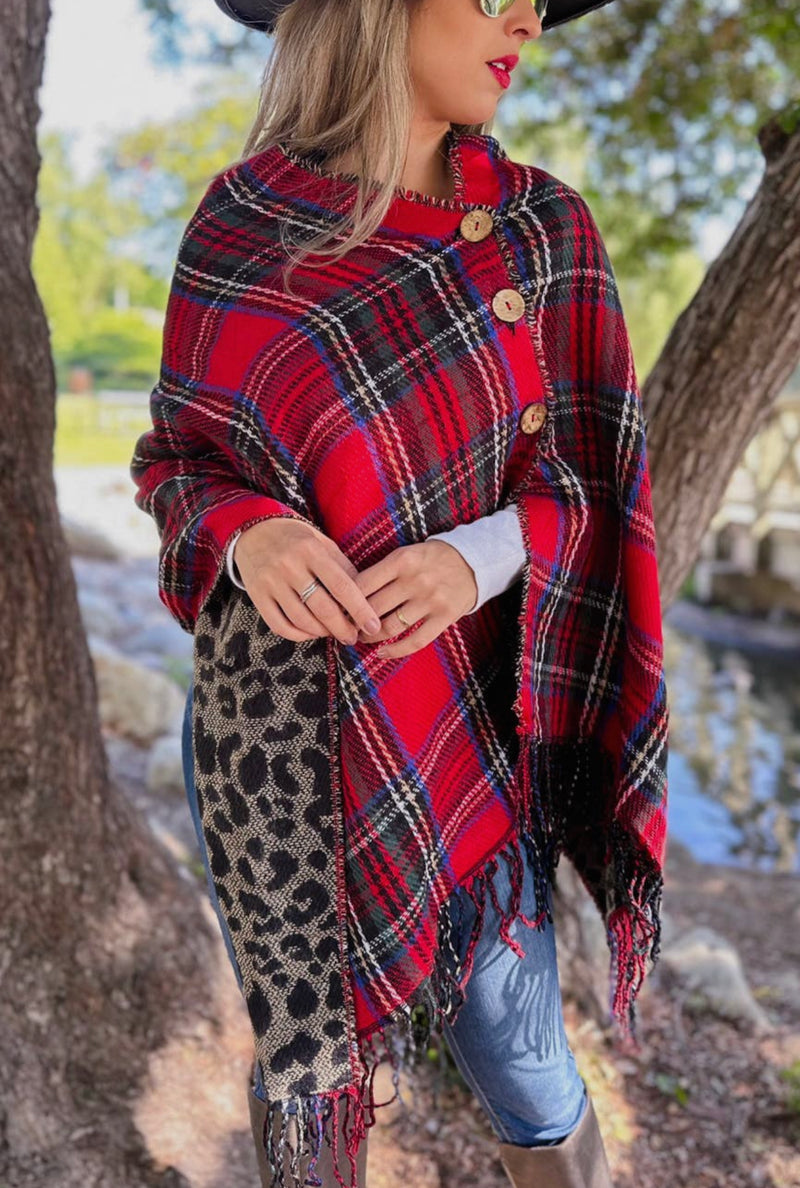 HallMark Poncho Cardigan - Also in Plus Size