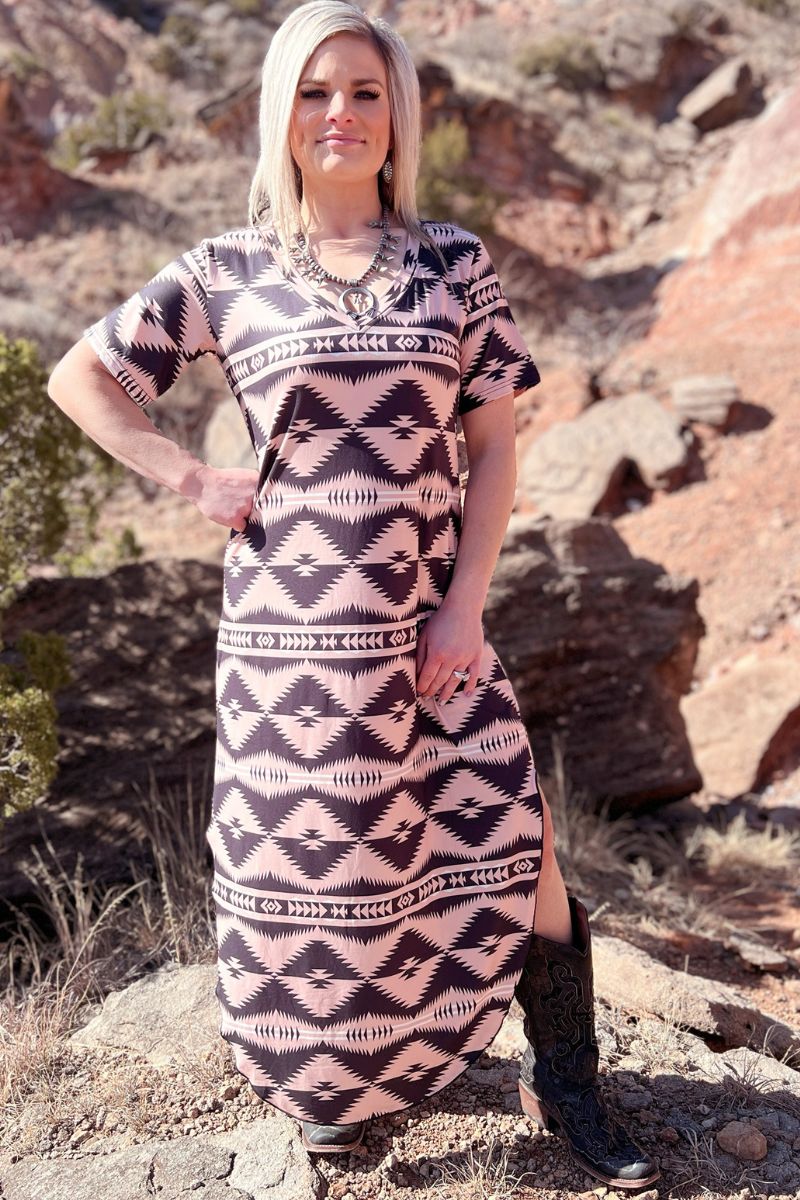 Savanah Desert Maxi Dress - Also in Plus Size
