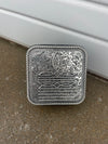 Boot Stitch Silver Jewelry Box