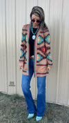 Holbrook Aztec Cardigan - Also in Plus Size