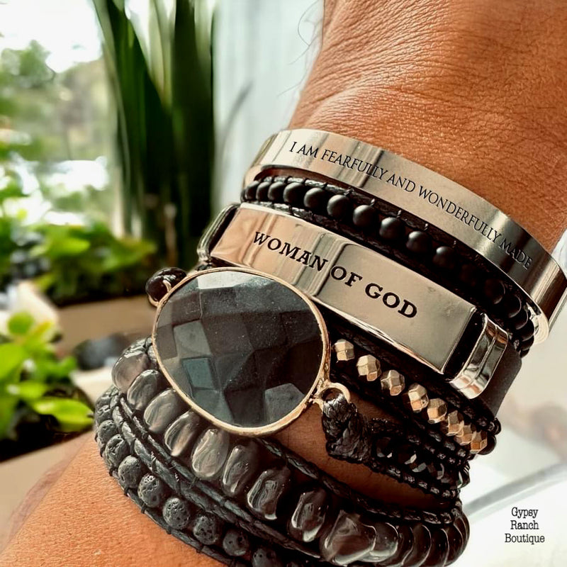 Fearfully & Wonderfully, Woman of God & Wrap Bracelet Set