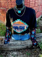 Cactus Festival Mesh Layering Top - Also in Plus Size
