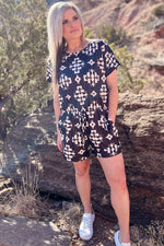 The High Road Aztec Romper - Also in Plus Size