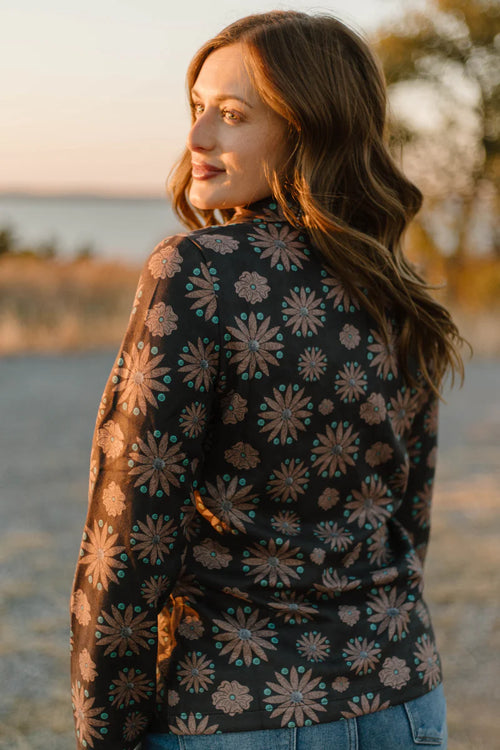 Western Bloom Blazer - Also in Plus Size