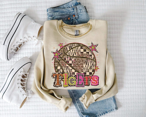 PopStar Mascot on Sand Sweatshirt - Also in Plus Size