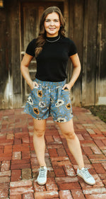 Vintage Cowboy Shorts - Also in Plus Size