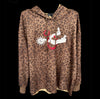 Spur Em Embroidered Leopard Top - Also in Plus Size