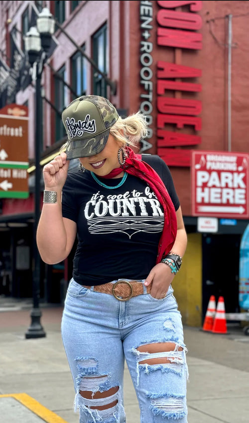 It’s Cool To Be Country Top - Also in Plus Size