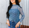 Lariat Denim Layering Top - Also in Plus Size