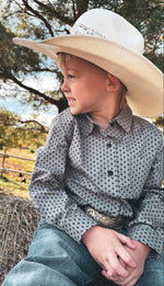 Concho Ranchero Button Up Top - Kid