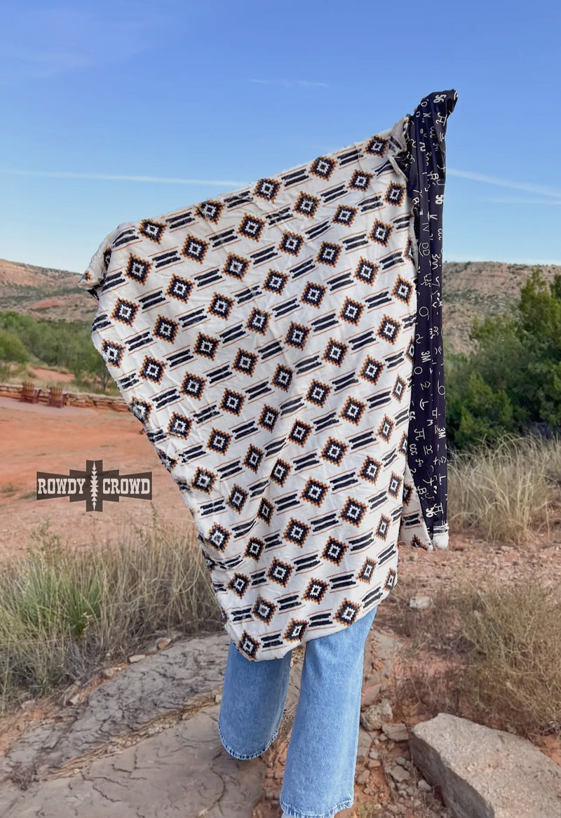 Palo Duro Brand & Aztec Blanket