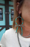 Bowen Navajo Pearl Hoop Earrings