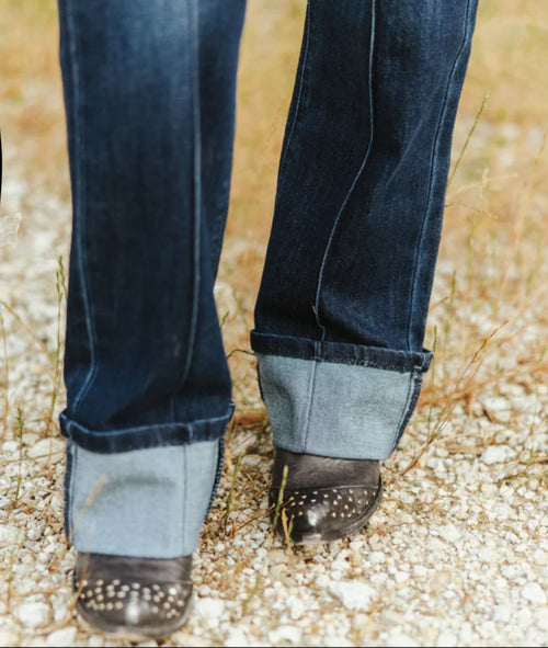Line Drive Denim Jeans- Also in Plus Size