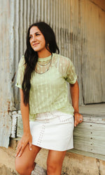 Weatherford Lime Top- Also in Plus Size