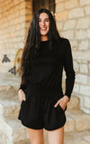 Long Sleeve Black Cloud Basic Top - Also in Plus Size