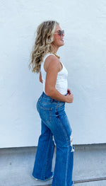 Blakeley Distressed Jeans - Also in Plus Size