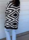 Koe Black Reversible Aztec Cloud Cardigan - Also in Plus Size