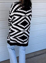 Koe Black Reversible Aztec Cloud Cardigan - Also in Plus Size
