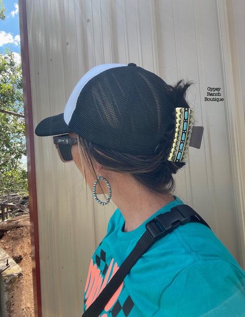 Rolling Hills Metal Hair Clip
