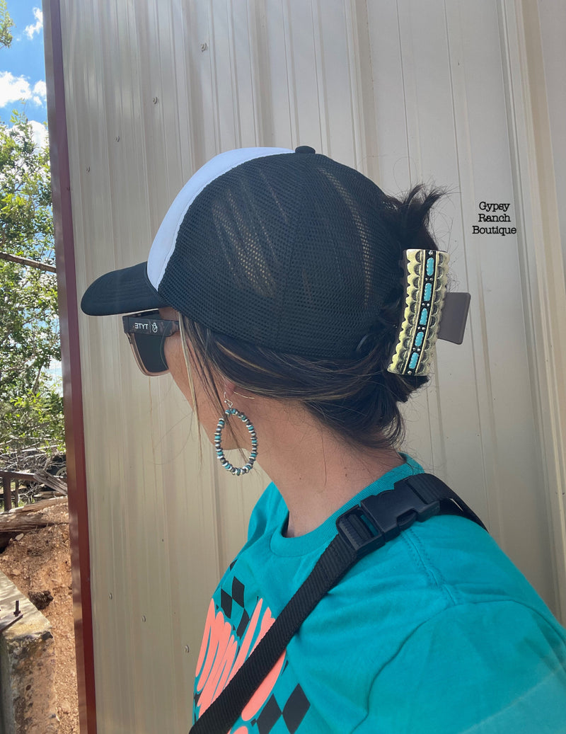 Rolling Hills Metal Hair Clip